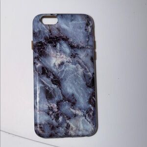 Marble Pattern iPhone Case - Blue and Purple